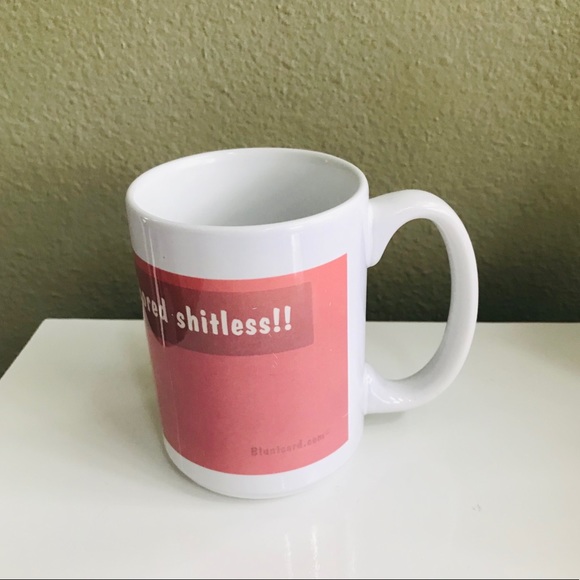 Retro Mug “ I’m Bored Shitless!! “ BluntCard - Humorous - Ceramic - Picture 7 of 10